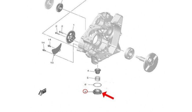 Hovedbilde Bunnplugg til Yamaha ...